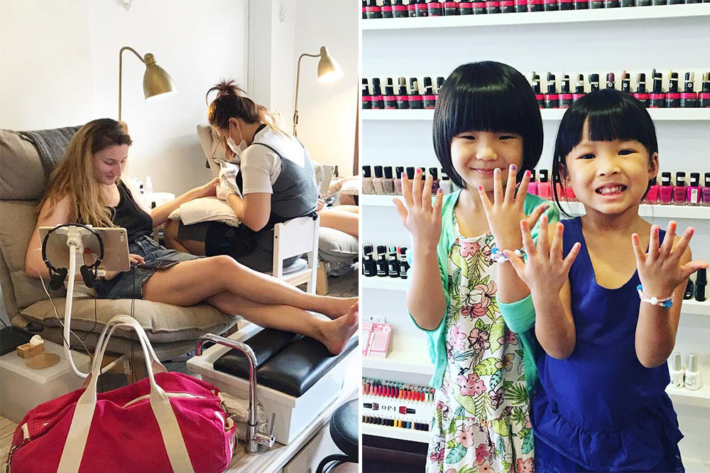 Thanks so its non-toxic gel polishes, The Nail Social, a nail salon in Singapore, serves not just adult clients but pint-sized ones too.